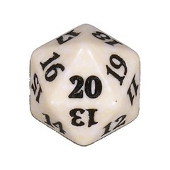 Game Night 2019: D20 Die (White)